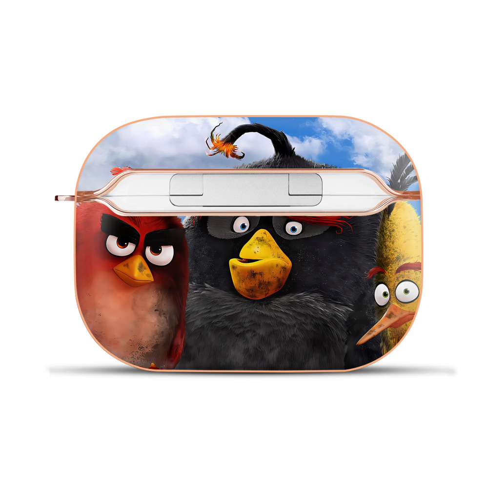 （画像用） Angry Birds アングリーバード 【AirPods Pro用】ハードシェル保護ケース｜耐衝撃・防指紋・カラビナ付き商品仕様