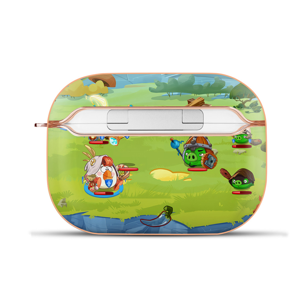 （画像用） Angry Birds アングリーバード 【AirPods Pro用】ハードシェル保護ケース｜耐衝撃・防指紋・カラビナ付き商品仕様