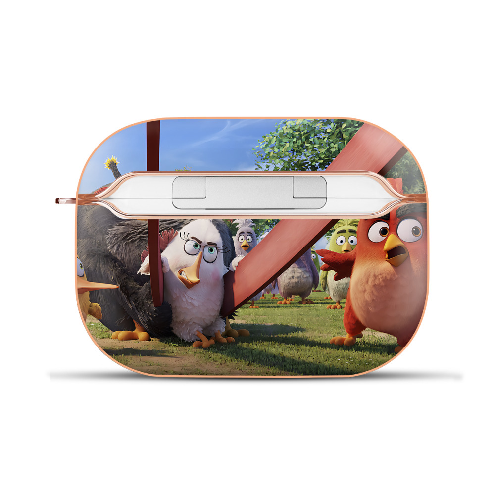 （画像用） Angry Birds アングリーバード 【AirPods Pro用】ハードシェル保護ケース｜耐衝撃・防指紋・カラビナ付き商品仕様
