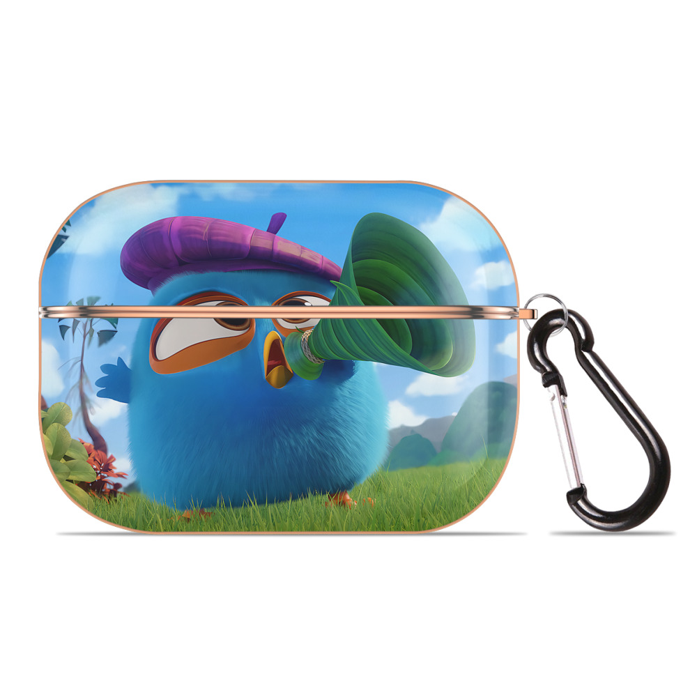 （画像用） Angry Birds アングリーバード 【AirPods Pro用】ハードシェル保護ケース｜耐衝撃・防指紋・カラビナ付き商品仕様