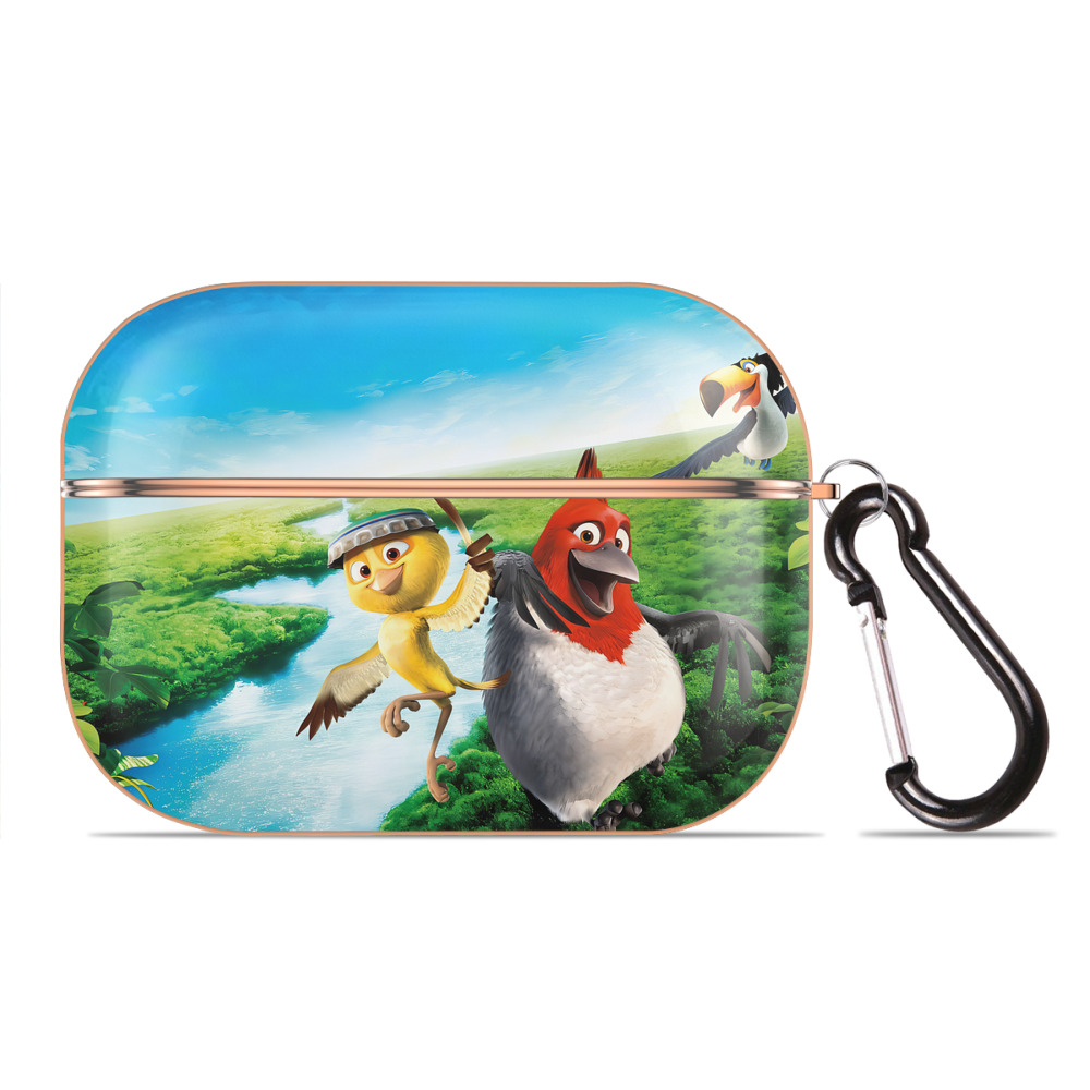 （画像用） Angry Birds アングリーバード 【AirPods Pro用】ハードシェル保護ケース｜耐衝撃・防指紋・カラビナ付き商品仕様
