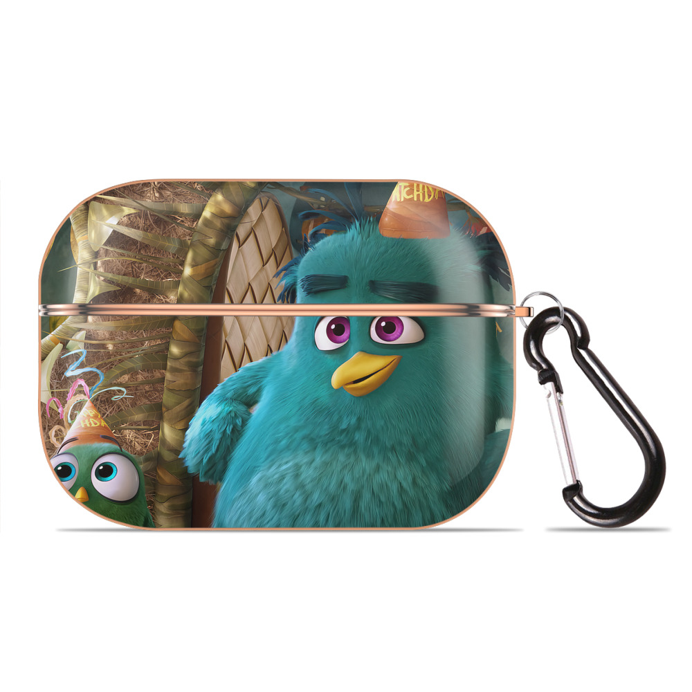 （画像用） Angry Birds アングリーバード 【AirPods Pro用】ハードシェル保護ケース｜耐衝撃・防指紋・カラビナ付き商品仕様