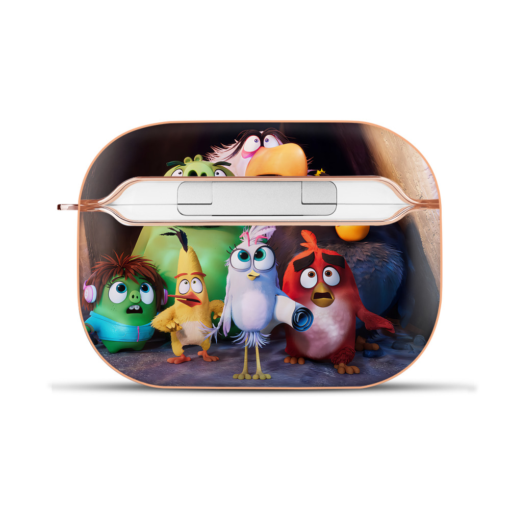 （画像用） Angry Birds アングリーバード 【AirPods Pro用】ハードシェル保護ケース｜耐衝撃・防指紋・カラビナ付き商品仕様