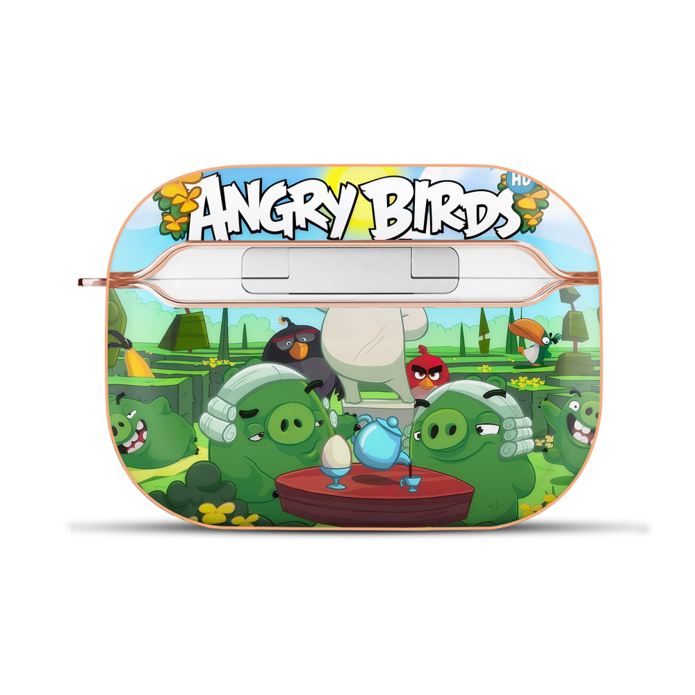 （画像用） Angry Birds アングリーバード 【AirPods Pro用】ハードシェル保護ケース｜耐衝撃・防指紋・カラビナ付き商品仕様