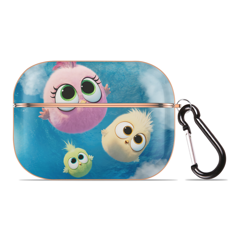 （画像用） Angry Birds アングリーバード 【AirPods Pro用】ハードシェル保護ケース｜耐衝撃・防指紋・カラビナ付き商品仕様