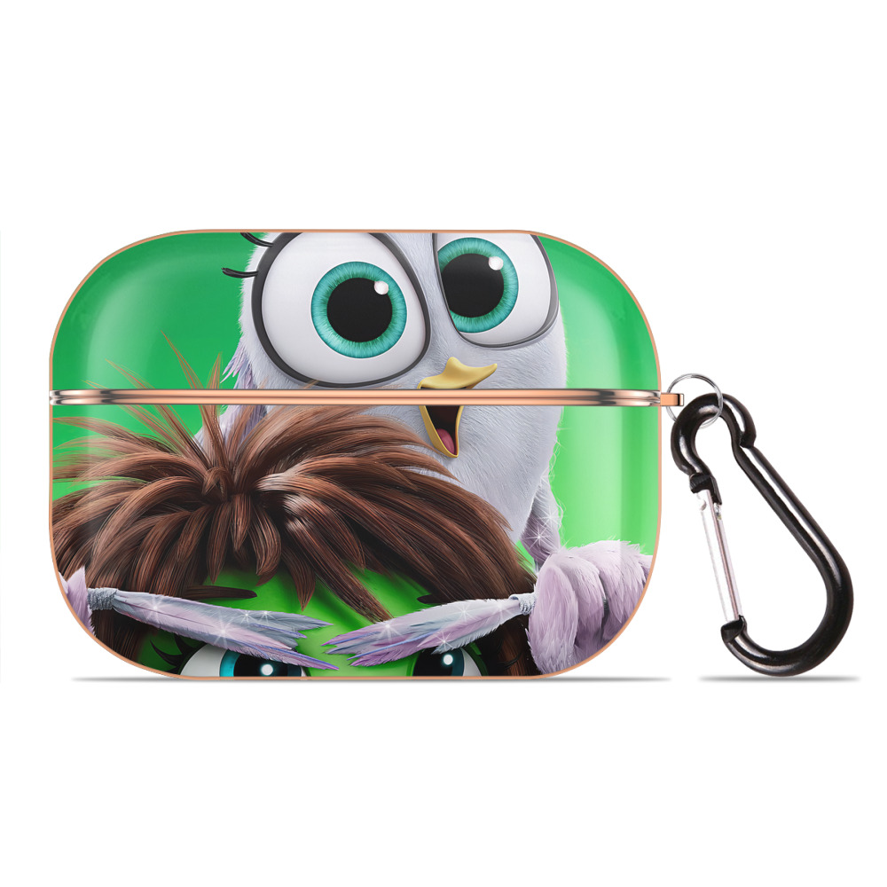 （画像用） Angry Birds アングリーバード 【AirPods Pro用】ハードシェル保護ケース｜耐衝撃・防指紋・カラビナ付き商品仕様