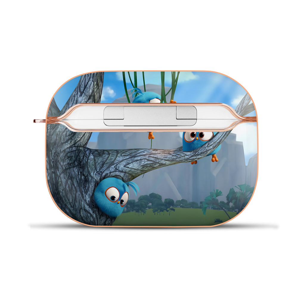 （画像用） Angry Birds アングリーバード 【AirPods Pro用】ハードシェル保護ケース｜耐衝撃・防指紋・カラビナ付き商品仕様
