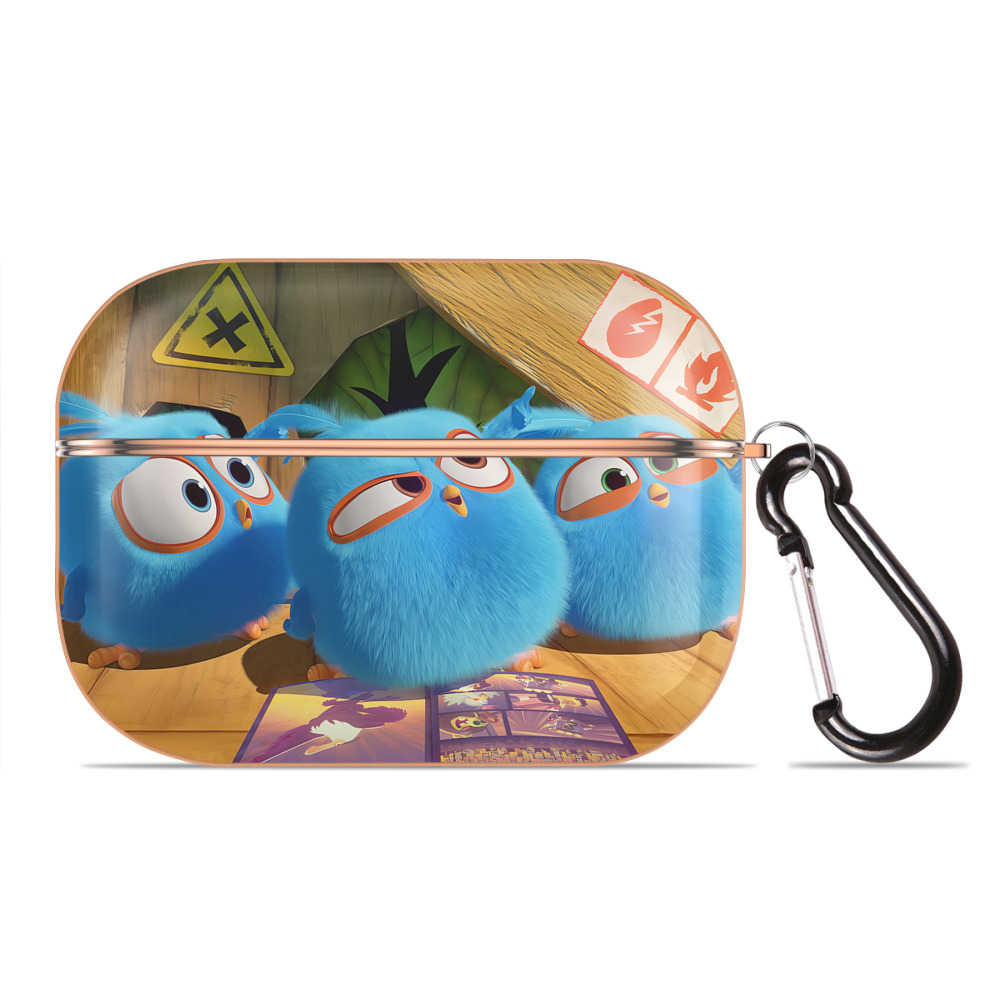 （画像用） Angry Birds アングリーバード 【AirPods Pro用】ハードシェル保護ケース｜耐衝撃・防指紋・カラビナ付き商品仕様
