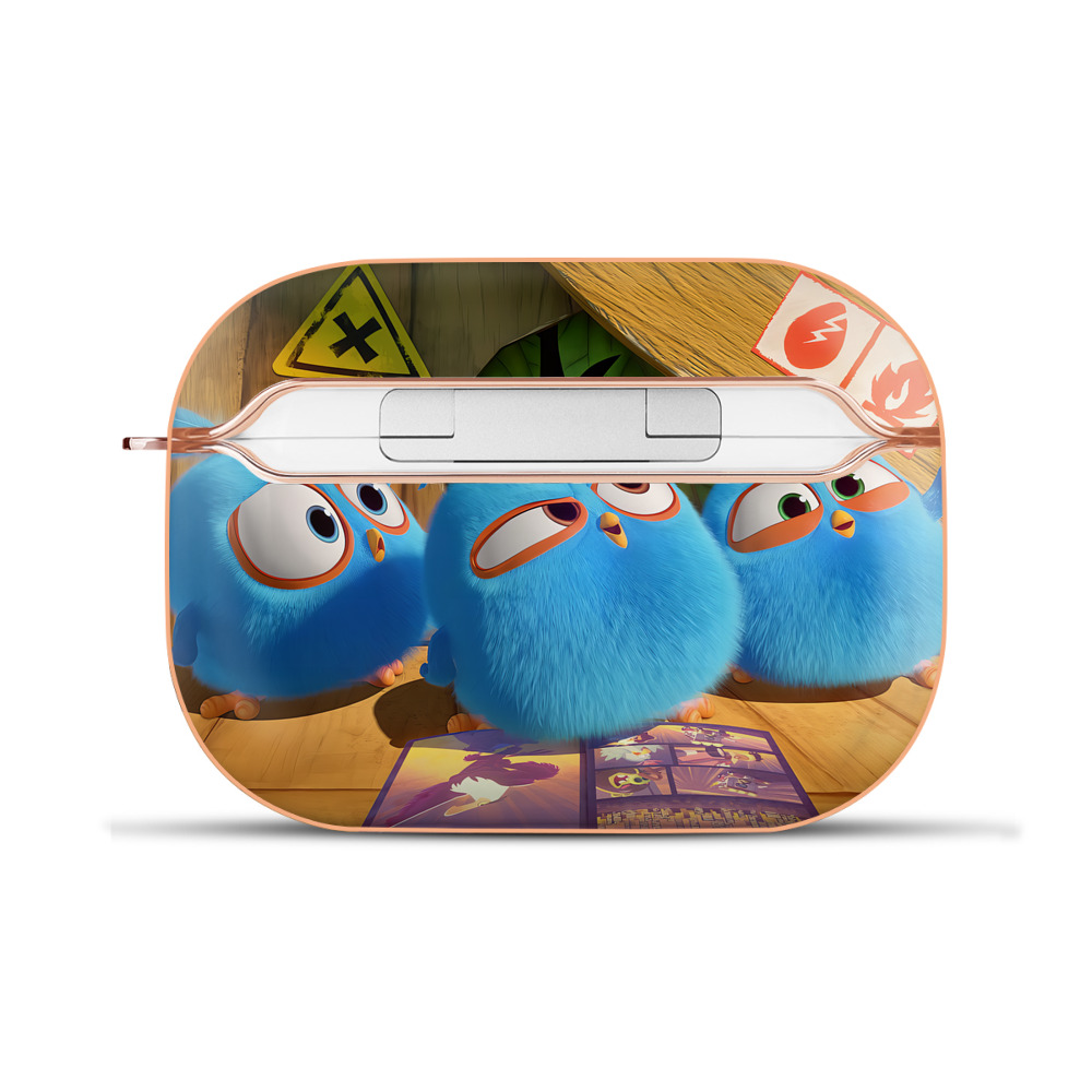 （画像用） Angry Birds アングリーバード 【AirPods Pro用】ハードシェル保護ケース｜耐衝撃・防指紋・カラビナ付き商品仕様