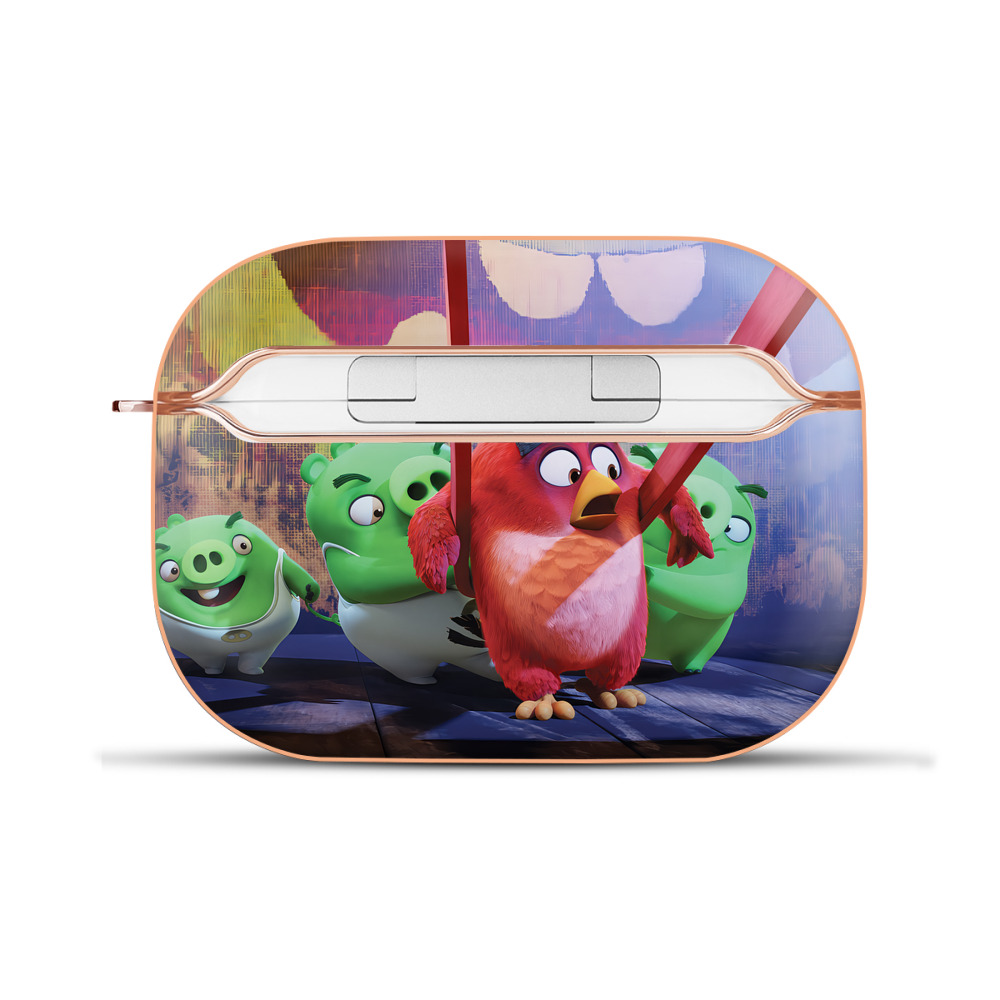 （画像用） Angry Birds アングリーバード 【AirPods Pro用】ハードシェル保護ケース｜耐衝撃・防指紋・カラビナ付き商品仕様