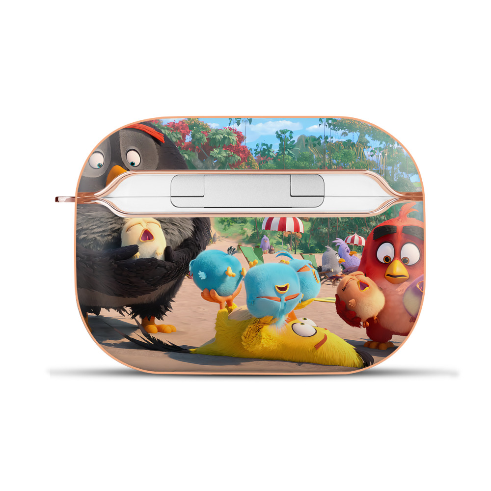 （画像用） Angry Birds アングリーバード 【AirPods Pro用】ハードシェル保護ケース｜耐衝撃・防指紋・カラビナ付き商品仕様
