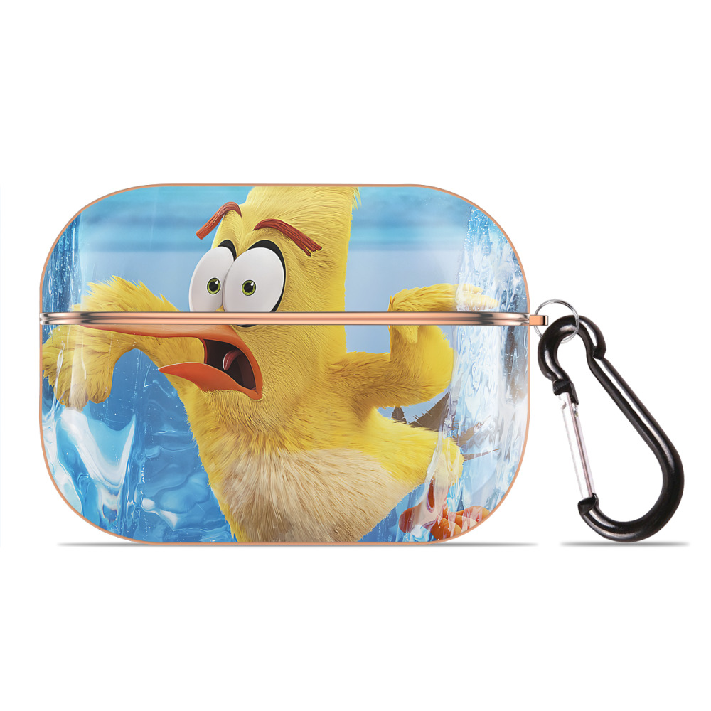 （画像用） Angry Birds アングリーバード 【AirPods Pro用】ハードシェル保護ケース｜耐衝撃・防指紋・カラビナ付き商品仕様