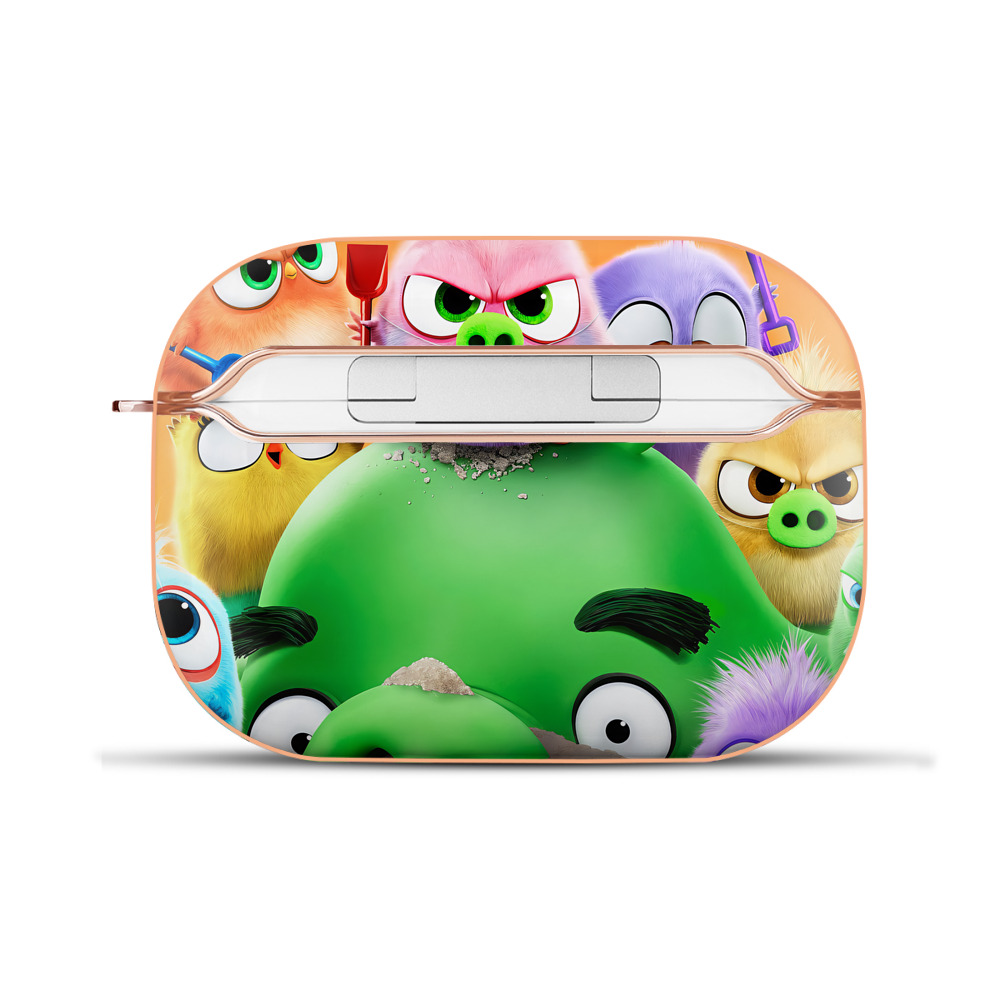 （画像用） Angry Birds アングリーバード 【AirPods Pro用】ハードシェル保護ケース｜耐衝撃・防指紋・カラビナ付き商品仕様