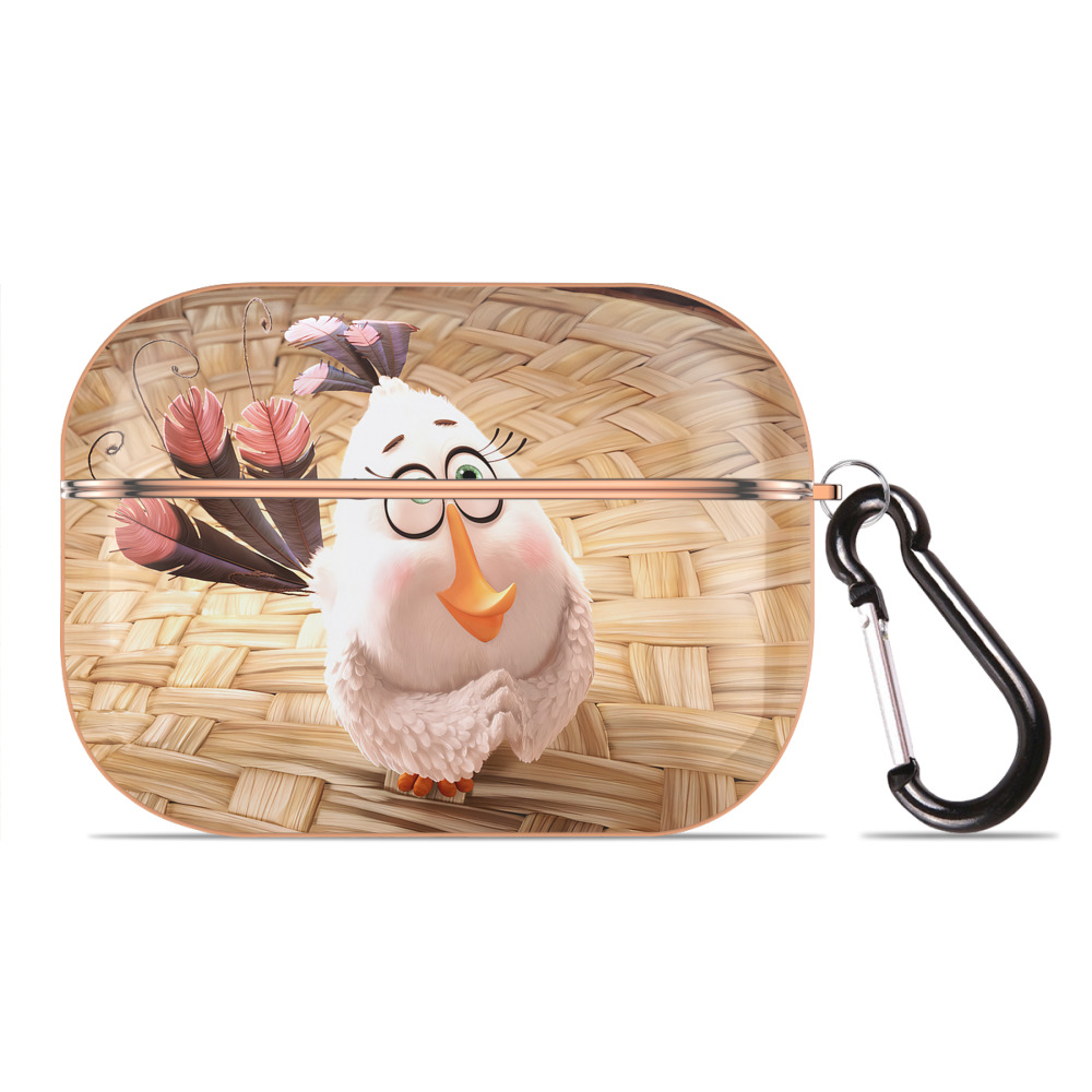 （画像用） Angry Birds アングリーバード 【AirPods Pro用】ハードシェル保護ケース｜耐衝撃・防指紋・カラビナ付き商品仕様