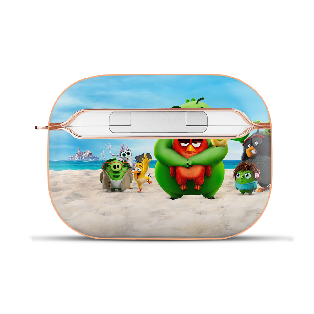 （画像用） Angry Birds アングリーバード 【AirPods Pro用】ハードシェル保護ケース｜耐衝撃・防指紋・カラビナ付き商品仕様