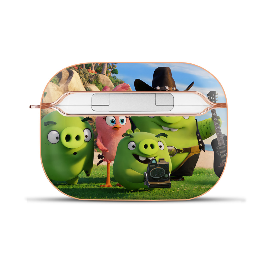 （画像用） Angry Birds アングリーバード 【AirPods Pro用】ハードシェル保護ケース｜耐衝撃・防指紋・カラビナ付き商品仕様
