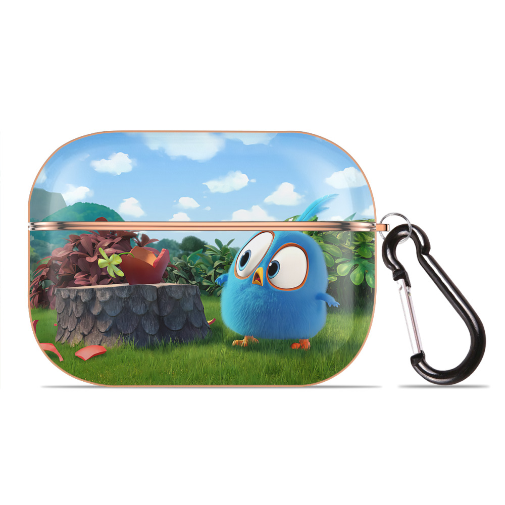 （画像用） Angry Birds アングリーバード 【AirPods Pro用】ハードシェル保護ケース｜耐衝撃・防指紋・カラビナ付き商品仕様
