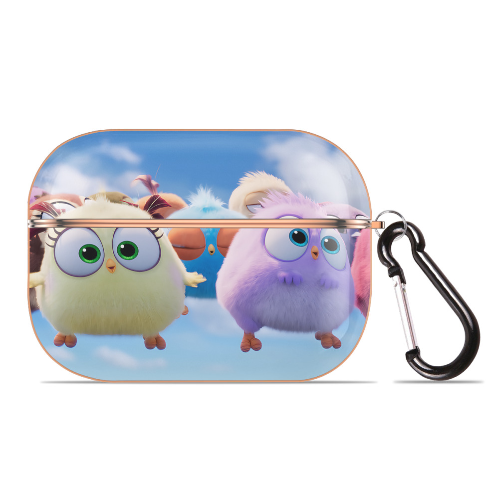 （画像用） Angry Birds アングリーバード 【AirPods Pro用】ハードシェル保護ケース｜耐衝撃・防指紋・カラビナ付き商品仕様
