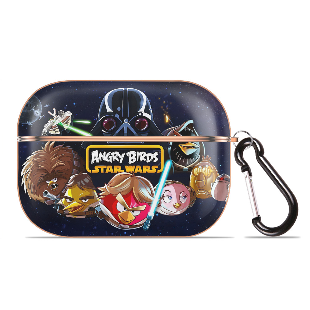 （画像用） Angry Birds アングリーバード 【AirPods Pro用】ハードシェル保護ケース｜耐衝撃・防指紋・カラビナ付き商品仕様