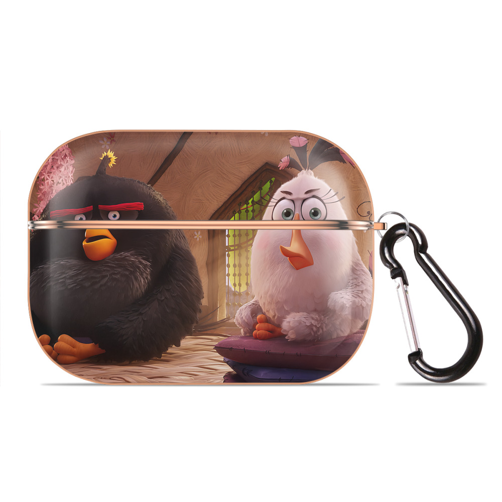 （画像用） Angry Birds アングリーバード 【AirPods Pro用】ハードシェル保護ケース｜耐衝撃・防指紋・カラビナ付き商品仕様