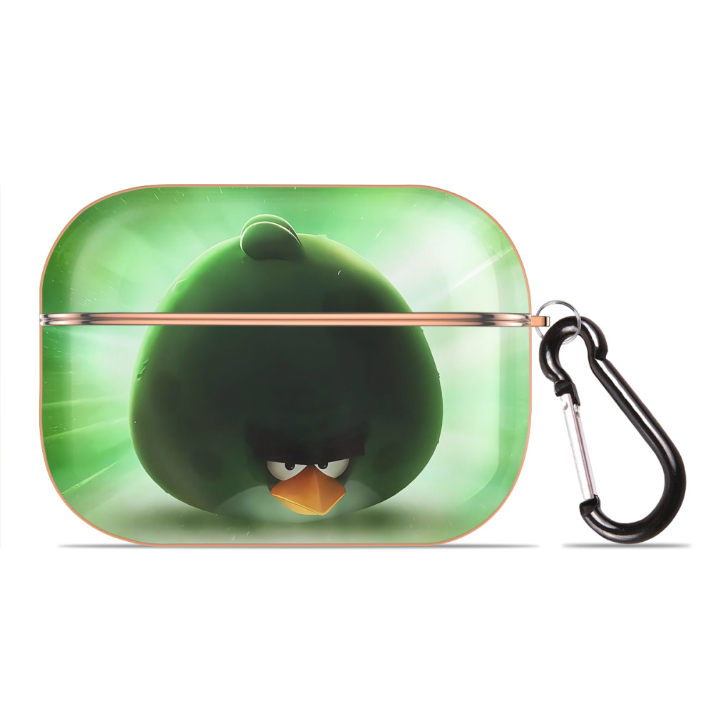 （画像用） Angry Birds アングリーバード 【AirPods Pro用】ハードシェル保護ケース｜耐衝撃・防指紋・カラビナ付き商品仕様