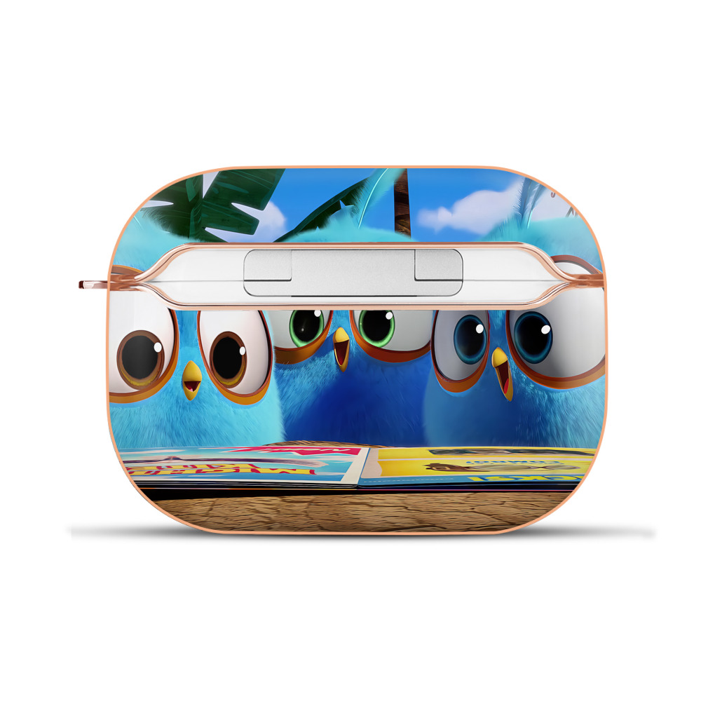 （画像用） Angry Birds アングリーバード 【AirPods Pro用】ハードシェル保護ケース｜耐衝撃・防指紋・カラビナ付き商品仕様