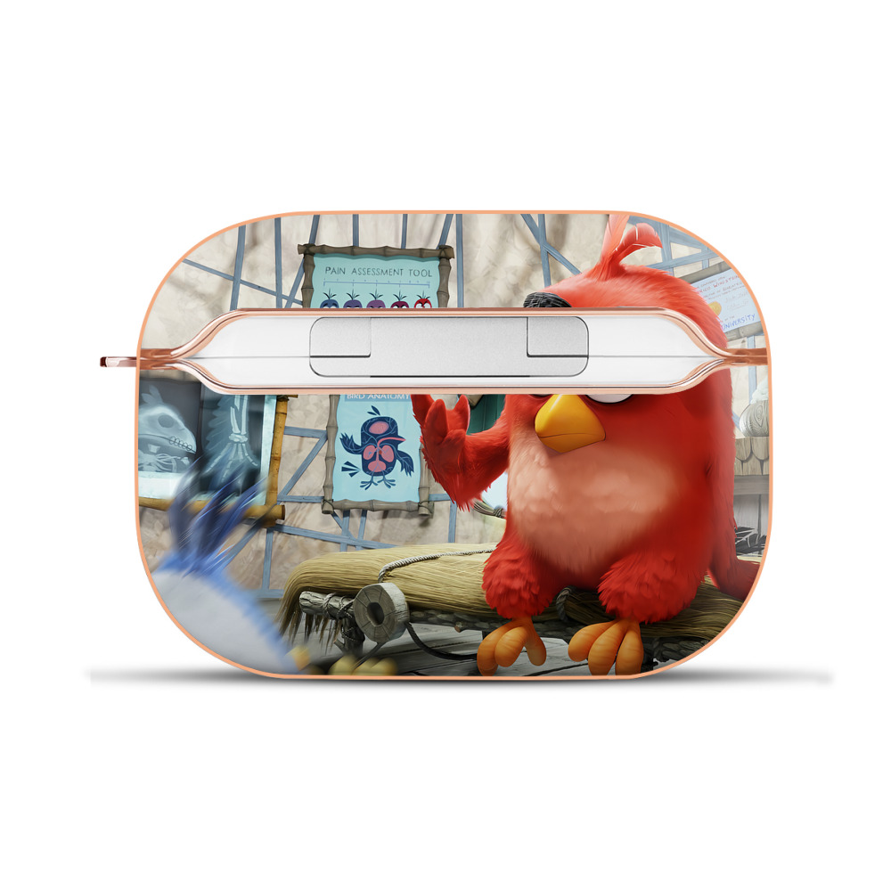 （画像用） Angry Birds アングリーバード 【AirPods Pro用】ハードシェル保護ケース｜耐衝撃・防指紋・カラビナ付き商品仕様