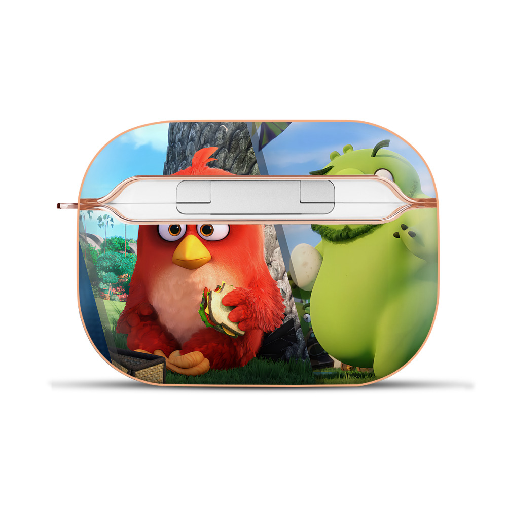 （画像用） Angry Birds アングリーバード 【AirPods Pro用】ハードシェル保護ケース｜耐衝撃・防指紋・カラビナ付き商品仕様