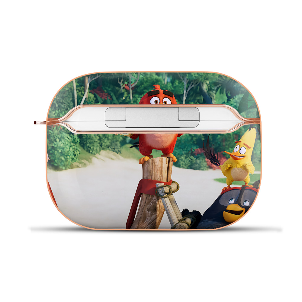 （画像用） Angry Birds アングリーバード 【AirPods Pro用】ハードシェル保護ケース｜耐衝撃・防指紋・カラビナ付き商品仕様
