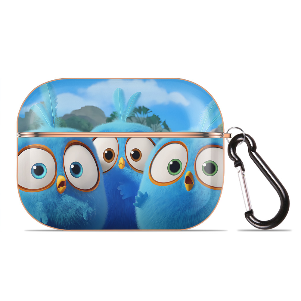 （画像用） Angry Birds アングリーバード 【AirPods Pro用】ハードシェル保護ケース｜耐衝撃・防指紋・カラビナ付き商品仕様