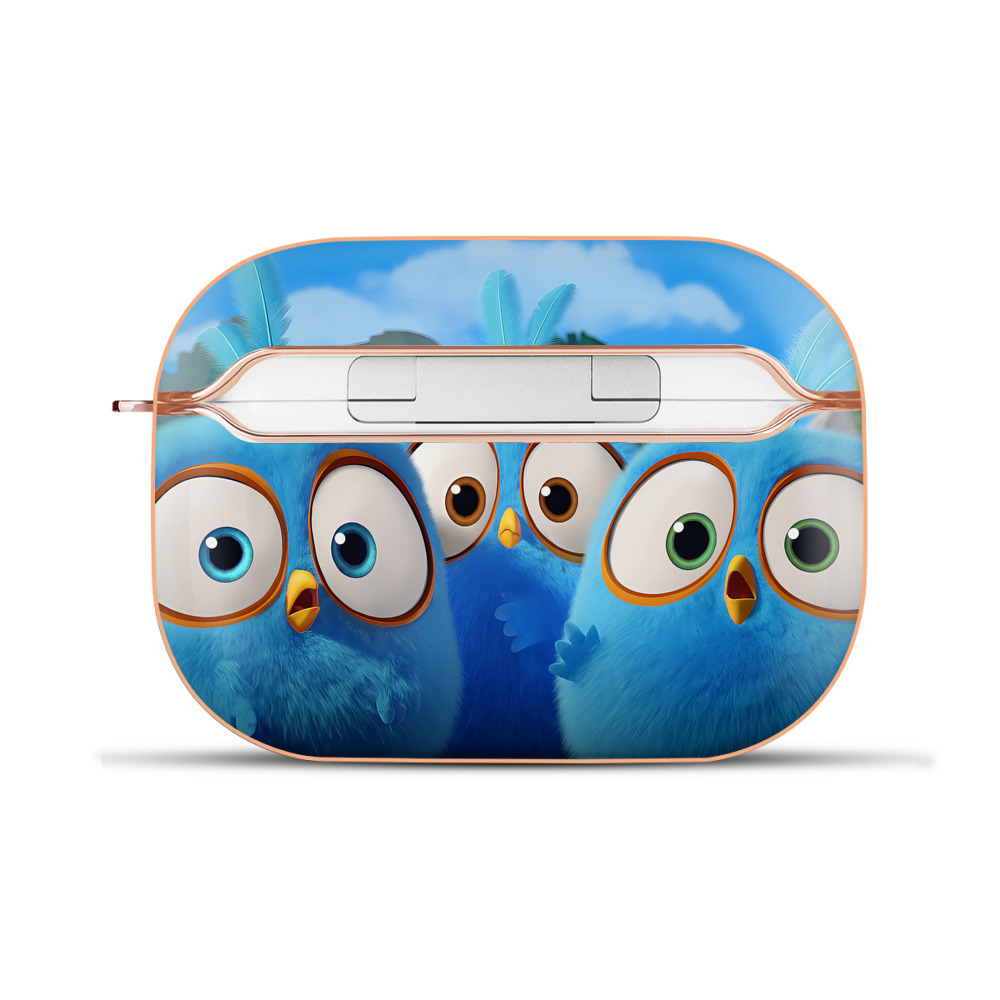 （画像用） Angry Birds アングリーバード 【AirPods Pro用】ハードシェル保護ケース｜耐衝撃・防指紋・カラビナ付き商品仕様