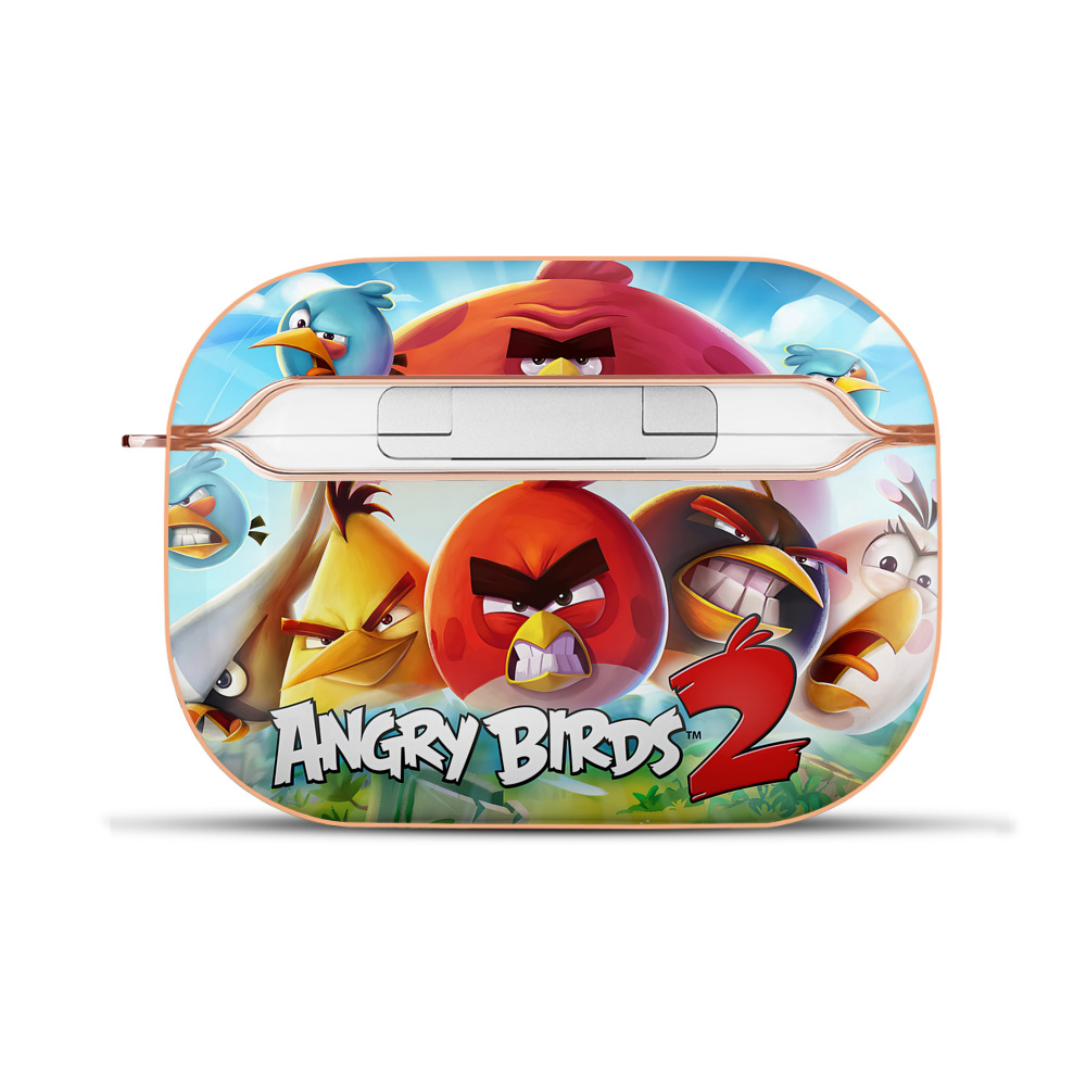 （画像用） Angry Birds アングリーバード 【AirPods Pro用】ハードシェル保護ケース｜耐衝撃・防指紋・カラビナ付き商品仕様