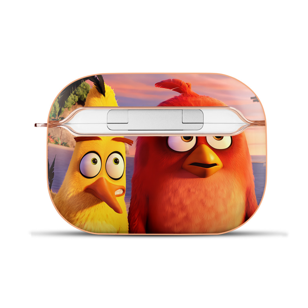 （画像用） Angry Birds アングリーバード 【AirPods Pro用】ハードシェル保護ケース｜耐衝撃・防指紋・カラビナ付き商品仕様