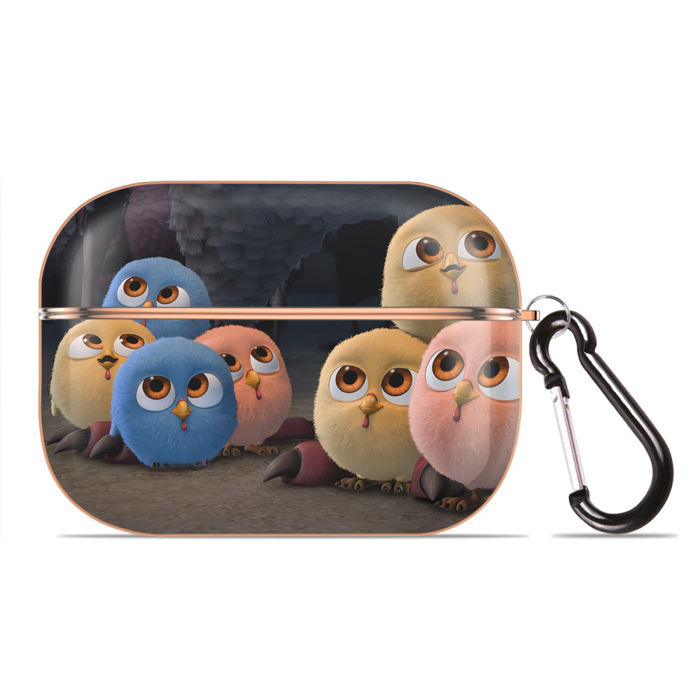（画像用） Angry Birds アングリーバード 【AirPods Pro用】ハードシェル保護ケース｜耐衝撃・防指紋・カラビナ付き商品仕様