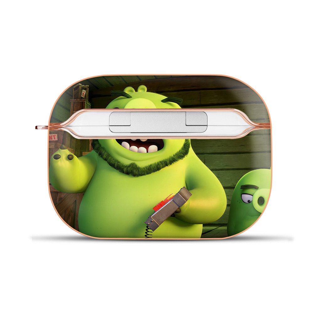 （画像用） Angry Birds アングリーバード 【AirPods Pro用】ハードシェル保護ケース｜耐衝撃・防指紋・カラビナ付き商品仕様