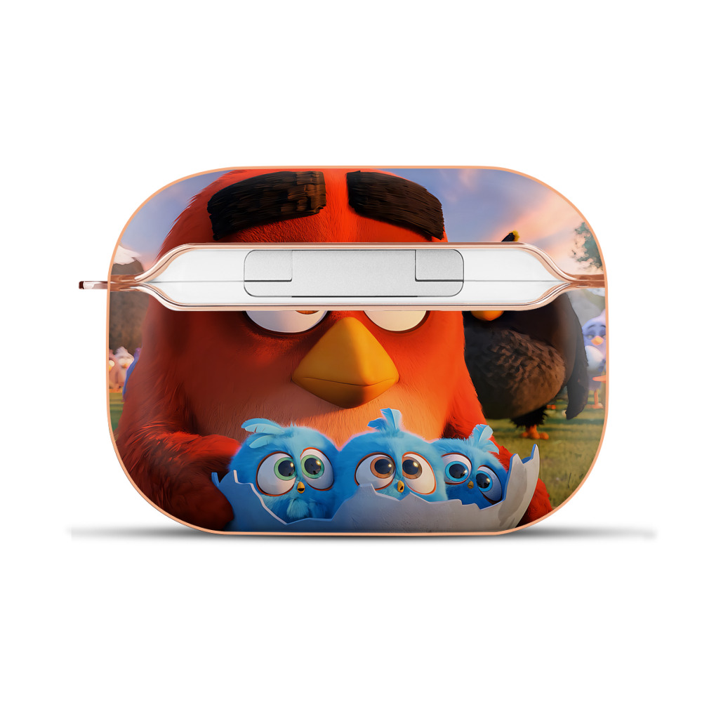 （画像用） Angry Birds アングリーバード 【AirPods Pro用】ハードシェル保護ケース｜耐衝撃・防指紋・カラビナ付き商品仕様