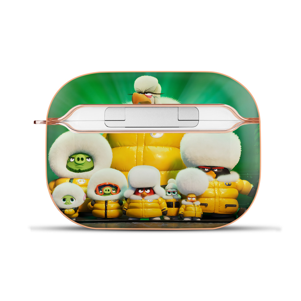（画像用） Angry Birds アングリーバード 【AirPods Pro用】ハードシェル保護ケース｜耐衝撃・防指紋・カラビナ付き商品仕様