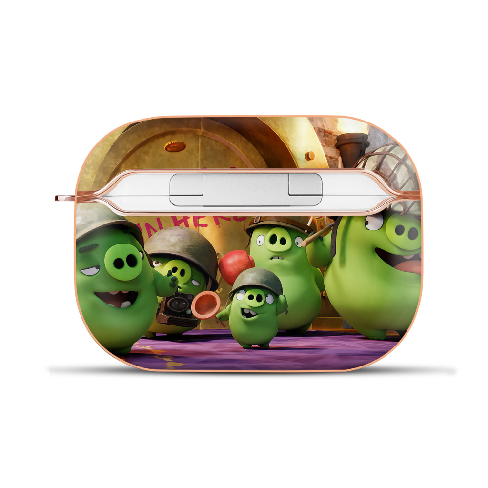 （画像用） Angry Birds アングリーバード 【AirPods Pro用】ハードシェル保護ケース｜耐衝撃・防指紋・カラビナ付き商品仕様