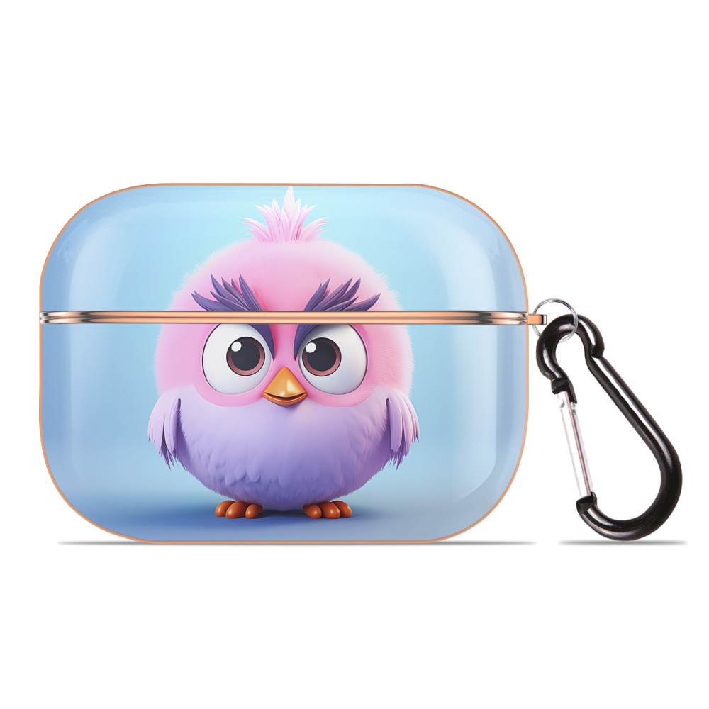 （画像用） Angry Birds アングリーバード 【AirPods Pro用】ハードシェル保護ケース｜耐衝撃・防指紋・カラビナ付き商品仕様