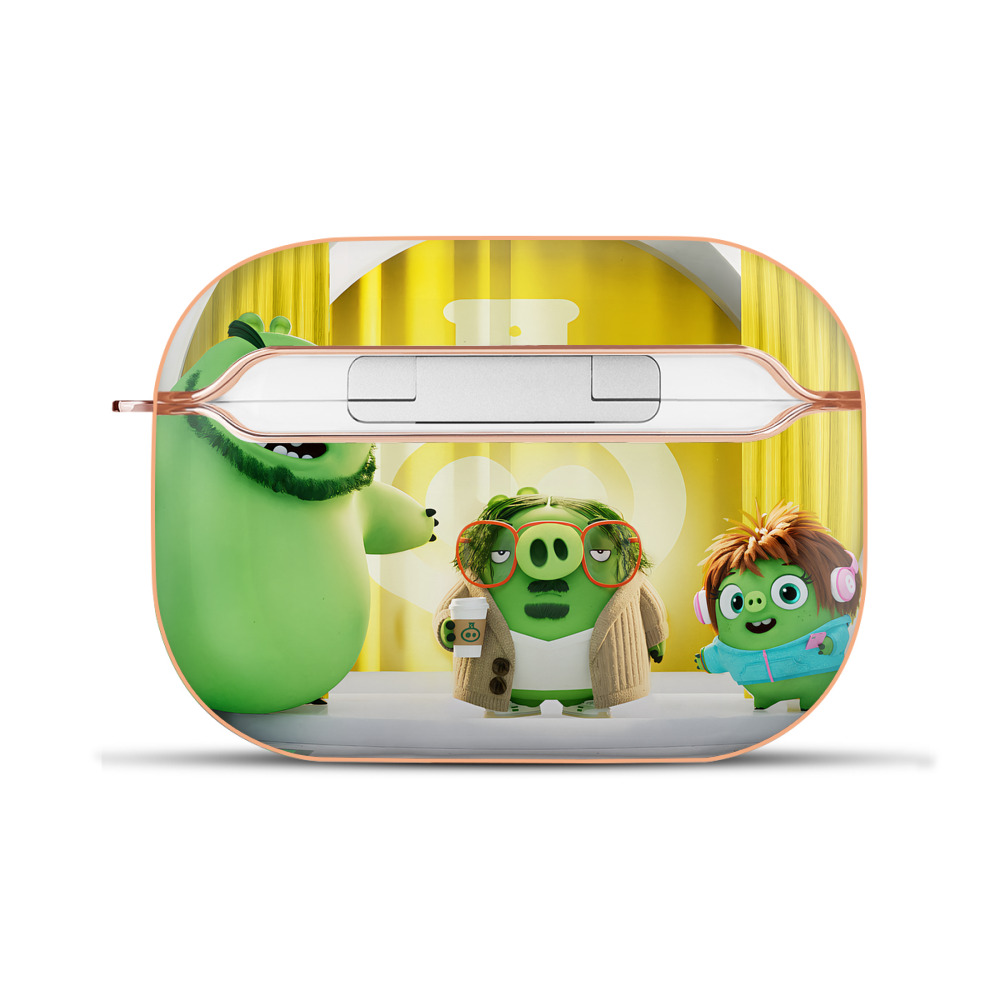 （画像用） Angry Birds アングリーバード 【AirPods Pro用】ハードシェル保護ケース｜耐衝撃・防指紋・カラビナ付き商品仕様