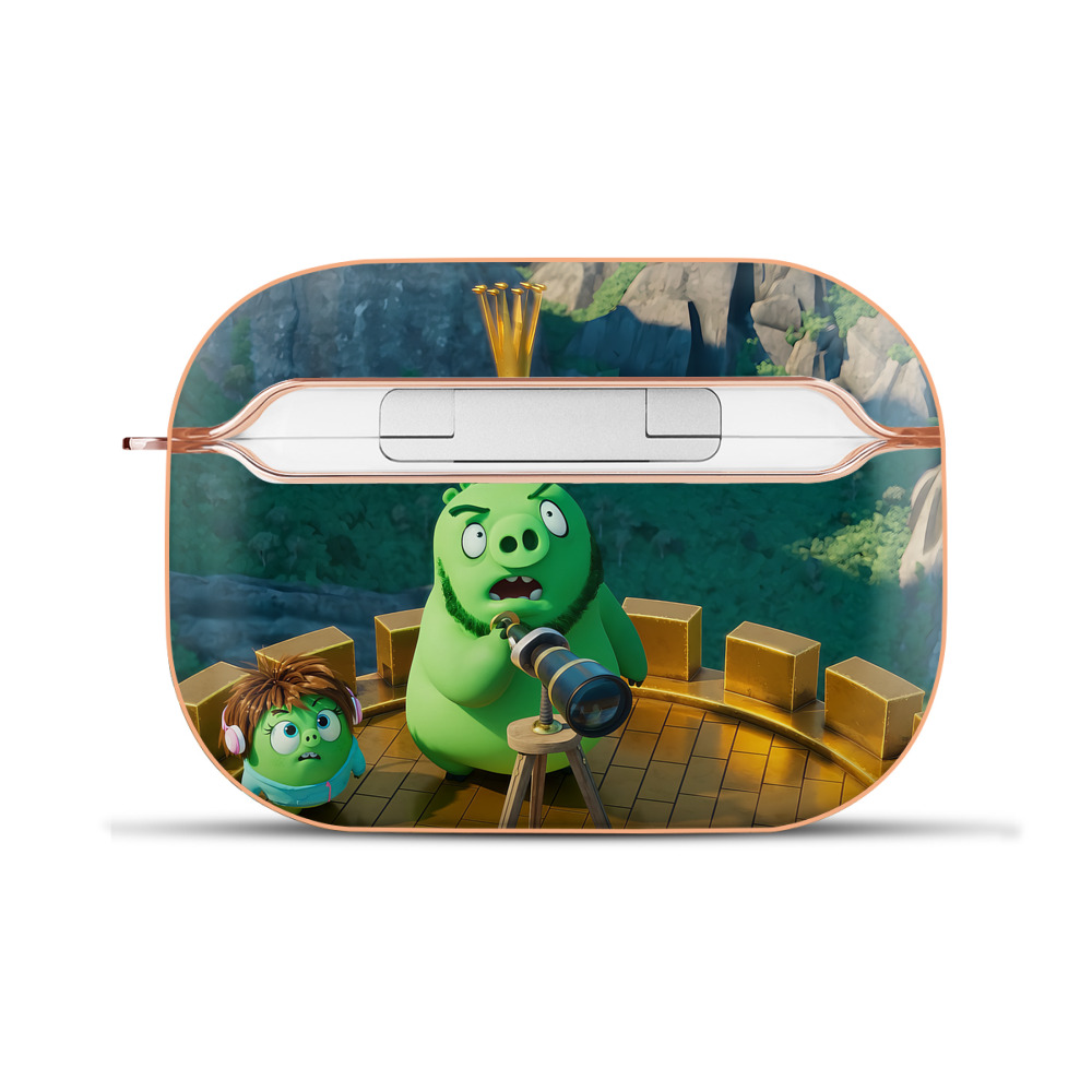 （画像用） Angry Birds アングリーバード 【AirPods Pro用】ハードシェル保護ケース｜耐衝撃・防指紋・カラビナ付き商品仕様