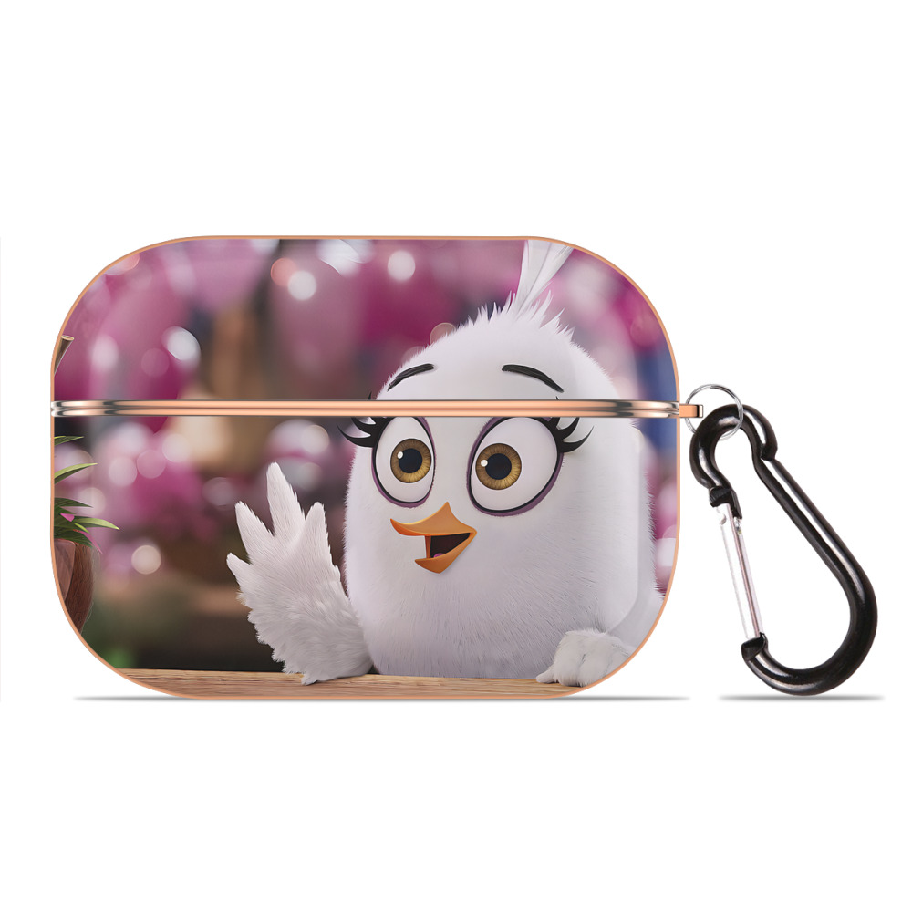 （画像用） Angry Birds アングリーバード 【AirPods Pro用】ハードシェル保護ケース｜耐衝撃・防指紋・カラビナ付き商品仕様