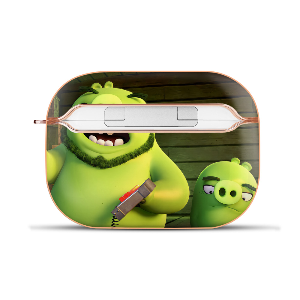 （画像用） Angry Birds アングリーバード 【AirPods Pro用】ハードシェル保護ケース｜耐衝撃・防指紋・カラビナ付き商品仕様