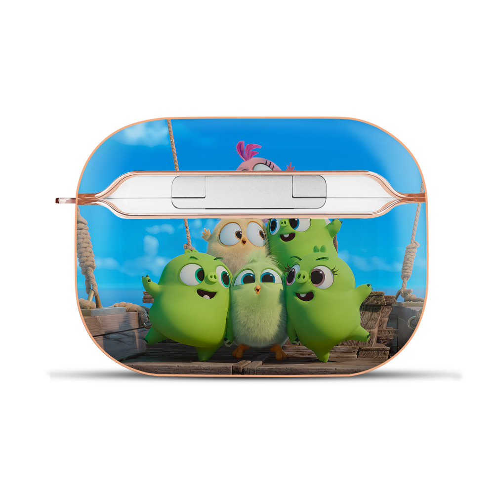 （画像用） Angry Birds アングリーバード 【AirPods Pro用】ハードシェル保護ケース｜耐衝撃・防指紋・カラビナ付き商品仕様