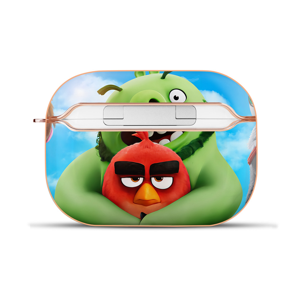 （画像用） Angry Birds アングリーバード 【AirPods Pro用】ハードシェル保護ケース｜耐衝撃・防指紋・カラビナ付き商品仕様