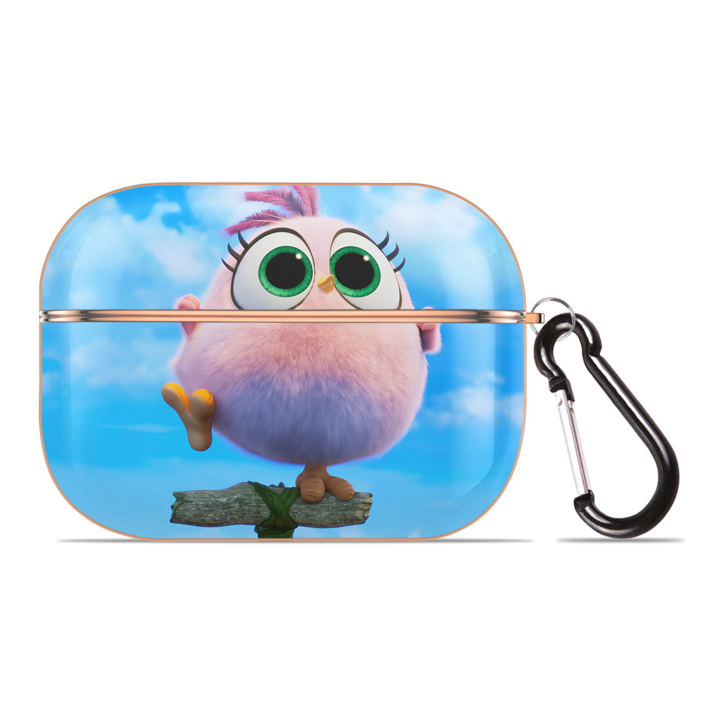 （画像用） Angry Birds アングリーバード 【AirPods Pro用】ハードシェル保護ケース｜耐衝撃・防指紋・カラビナ付き商品仕様