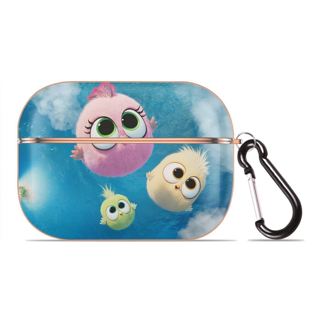 （画像用） Angry Birds アングリーバード 【AirPods Pro用】ハードシェル保護ケース｜耐衝撃・防指紋・カラビナ付き商品仕様