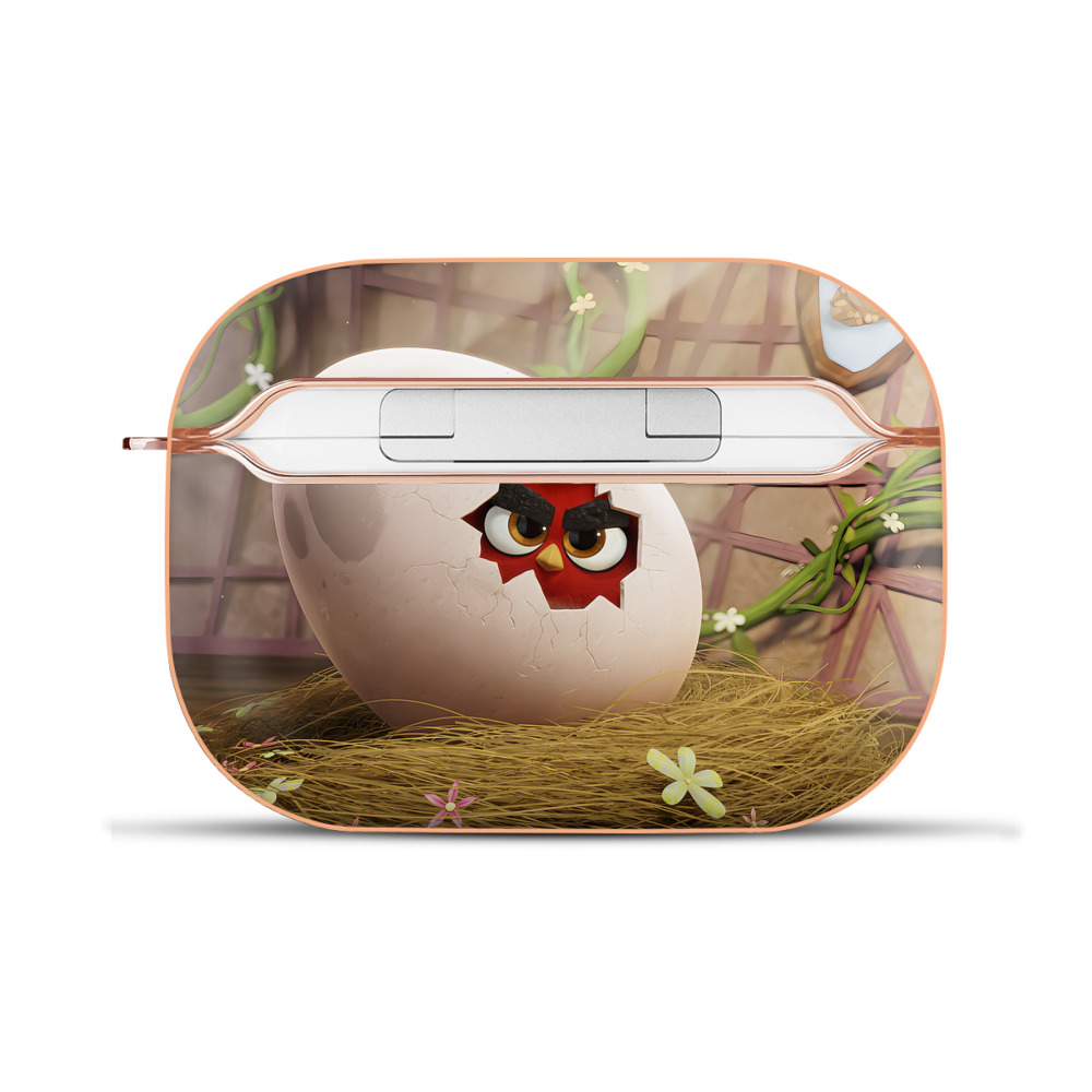 （画像用） Angry Birds アングリーバード 【AirPods Pro用】ハードシェル保護ケース｜耐衝撃・防指紋・カラビナ付き商品仕様