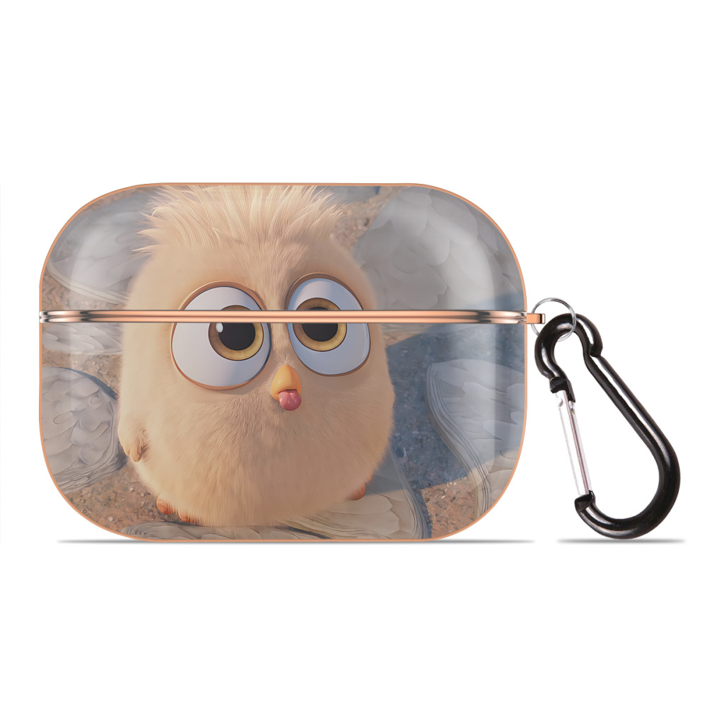 （画像用） Angry Birds アングリーバード 【AirPods Pro用】ハードシェル保護ケース｜耐衝撃・防指紋・カラビナ付き商品仕様