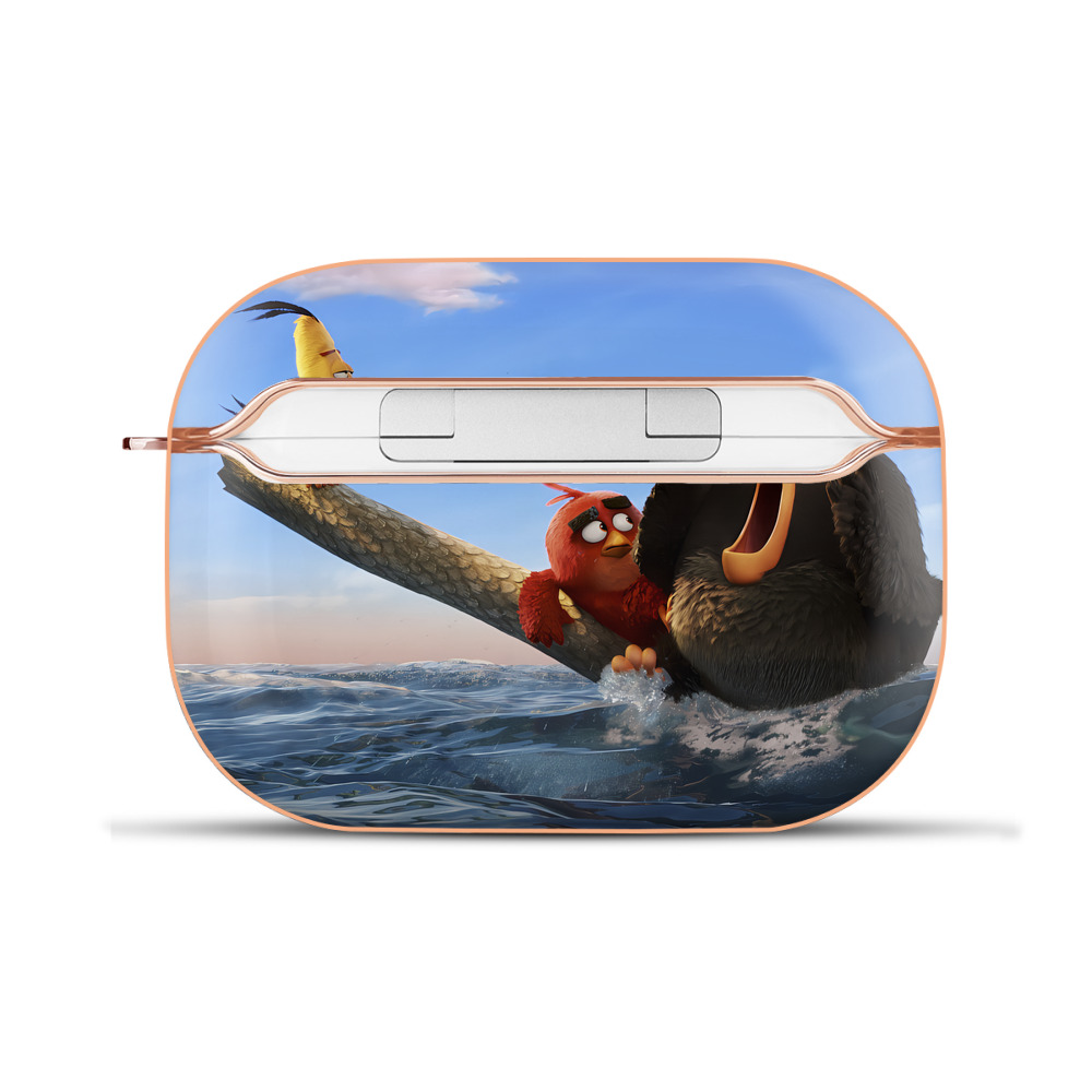 （画像用） Angry Birds アングリーバード 【AirPods Pro用】ハードシェル保護ケース｜耐衝撃・防指紋・カラビナ付き商品仕様